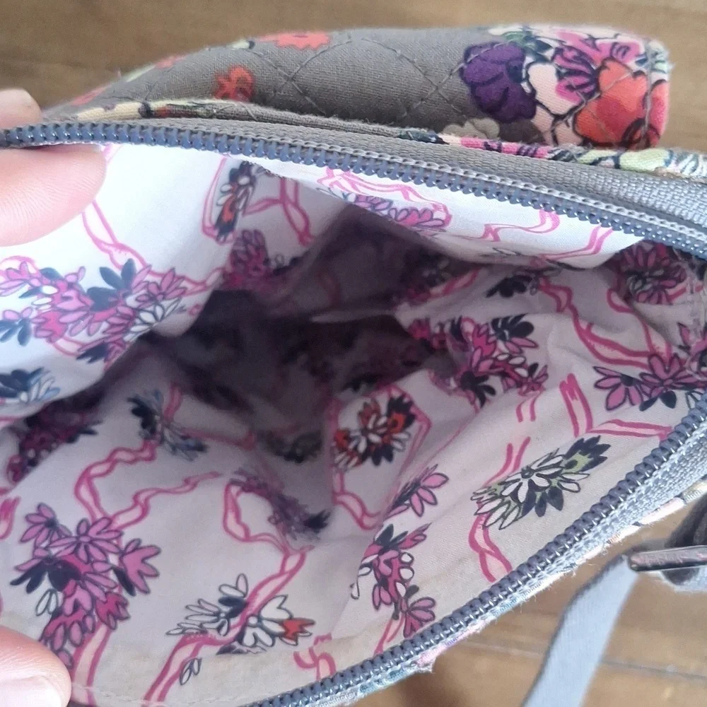 Vera Bradley Blooming Crossbody Bag Plus a Matching Wallet